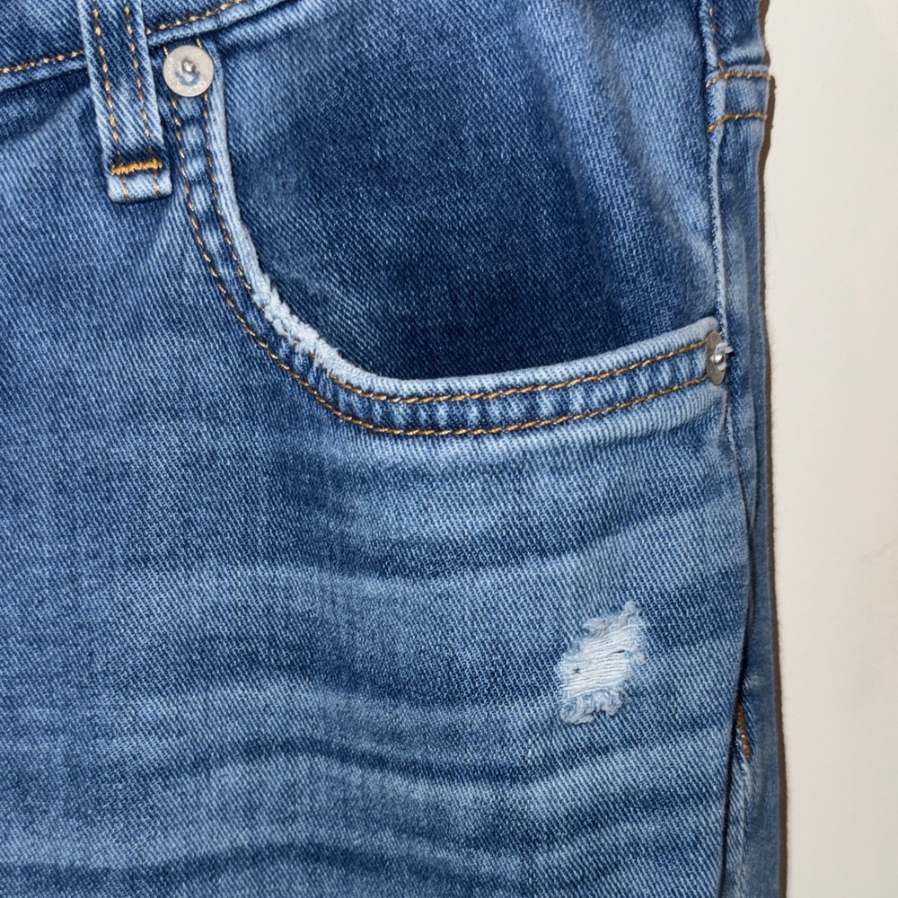 Rag & bone Dre low rise slim boyfriend Hermosa distressed jeans size 27 - Picture 6 of 12